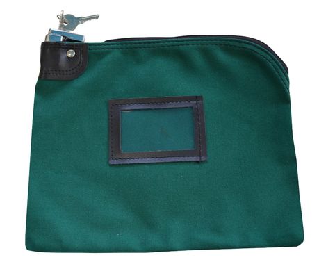 Toz Geçirmez 70D Naylon Fermuarlı Banka Çantaları Kabartma Logosu Fermuarlı Bozuk Para Cüzdanı