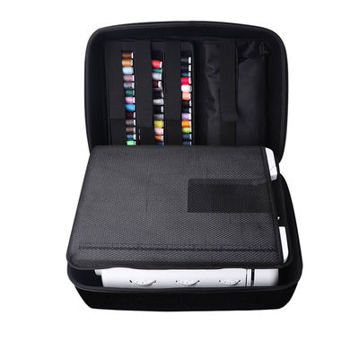 Şok geçirmez EVA Araç Kutusu Çıkarılabilir Alt Yastık Dikiş Makinesi Taşıyıcı Kutusu EVA Araç Kutusu Dikiş Makinesi Kutusu Çıkarılabilir Trolley Dolly Tote Çıkarılabilir Alt Yastıkla
