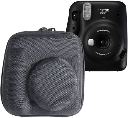 Fujifilm Instax Mini 11 için Ayarlanabilir İpek Ekran Logo EVA Kamera Kılıfı