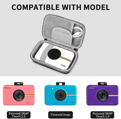 Polaroid EVA Küçük Dijital Kamera Kılıfı Naylon Kaplı Pu Malzemesi