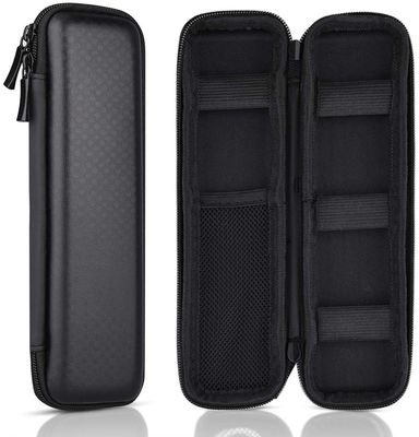 Siyah 3D EVA Hard Case Kalem Kılıfı 1800D Polyester PU Deri