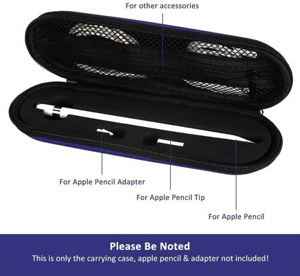 Su geçirmez EVA Kalem Kutusu Şok geçirmez Koruyucu sert kabuğu Kadife kaplama ve ofis için özel boyutlu şık tasarım