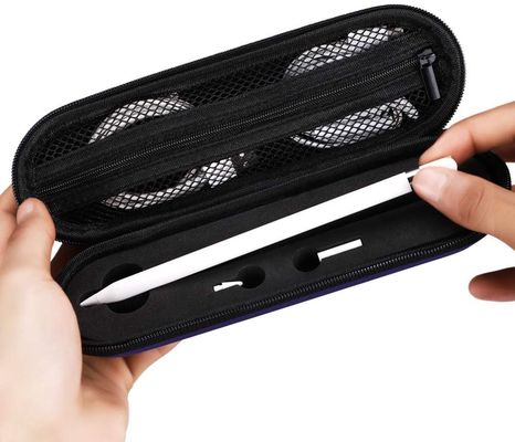 Su geçirmez EVA Kalem Kutusu Şok geçirmez Koruyucu sert kabuğu Kadife kaplama ve ofis için özel boyutlu şık tasarım