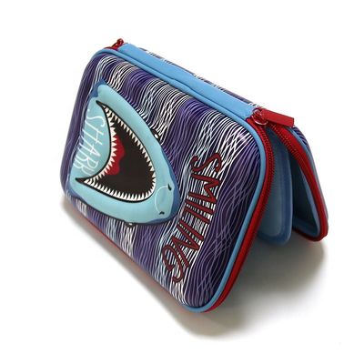 Özel 3D Dokunmatik EVA Kalem Kutusu, Kabartma Logolu, Geniş Kapasiteli Sert Kabuk, Öğrenci Kırtasiye Malzemeleri ve Aksesuarları Saklama İçin Uygun