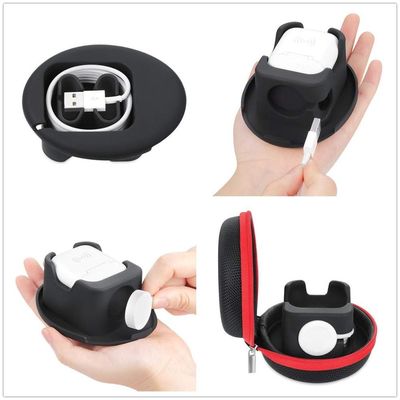 Apple Airpods İçin Taşınabilir Pu Deri EVA Saat Kılıfı Ezilmeye Dayanıklı