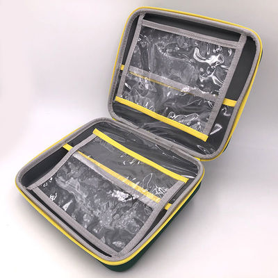 EVA sert kabuğu olan tıbbi sınıf ilk yardım çantası ve güvenli depolama için metal fermuar çekme