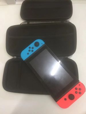 Kadife Astar Metal Fermuar Switch Lite için EVA Seyahat Çantası Çekiyor