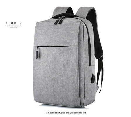 Toptan Fabrika Dışarıda Nylon Suya Karşı Dayanıklı Dizüstü Bilgisayar Sırt Çantası Fermuar Kapama USB Arayüzüyle Nylon Suya Karşı Dayanıklı Dizüstü Bilgisayar Sırt Çantası