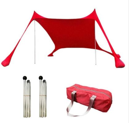 UPF 50+ 180GSM Lycra Outdoor Sunshade Beach Tent