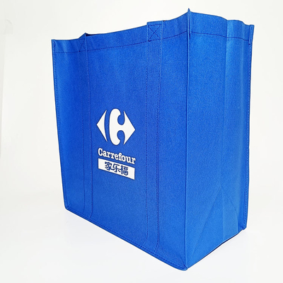 Yeniden Kullanılabilir Dokumasız Kumaş Alışveriş Çantaları Bez Bakkal Çanta 100-160gsm